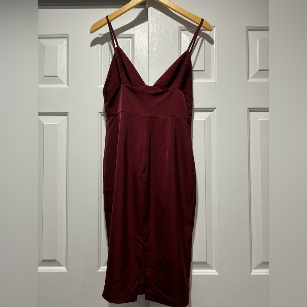 NBD for Revolve Designer Cocktail Dress-Small Burgundy